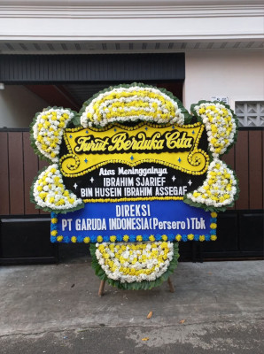 Papan Bunga Duka di Mindiptana